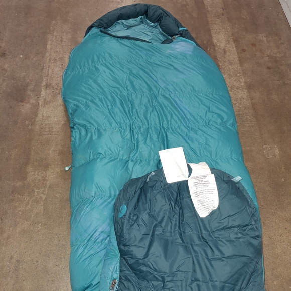 Marmot Handbags - Marmot Teal and Dark Teal Women's Down  Sleeping Bag